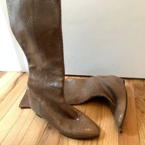 Loeffler Randall Matilde Snakeskin Boots